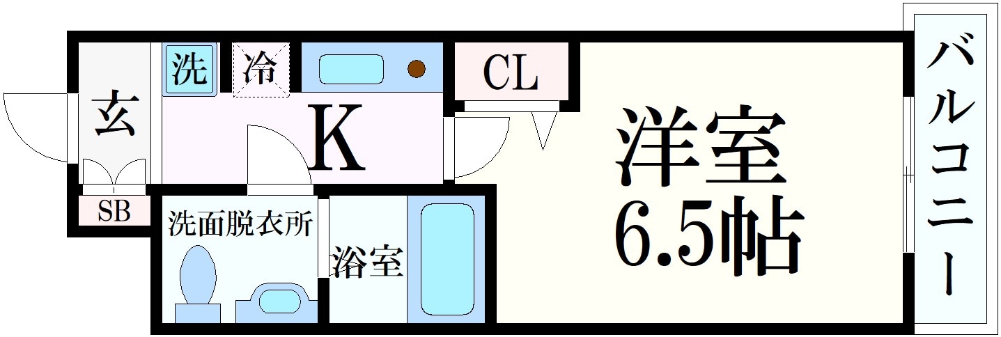 グリーンネス神戸駅前の物件間取画像