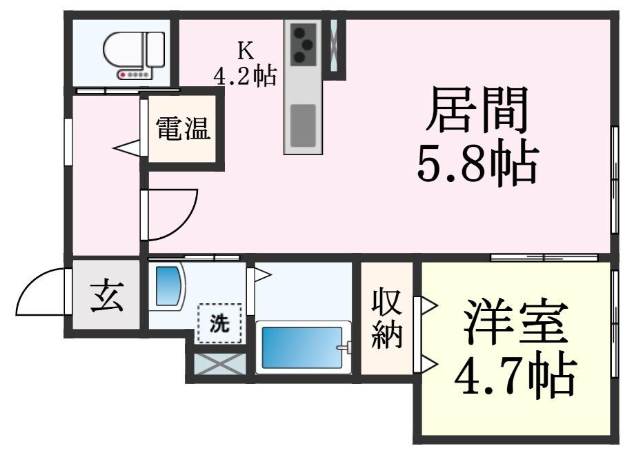 プロヴァンス壱番館の物件間取画像