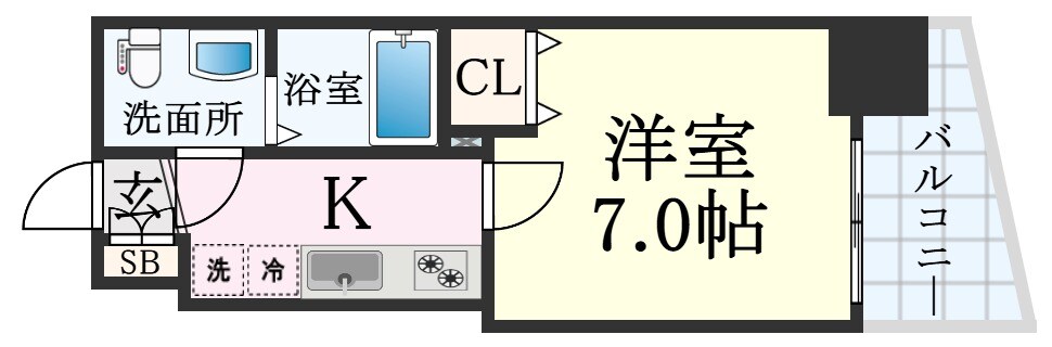 セレニテ神戸西クレアの物件間取画像