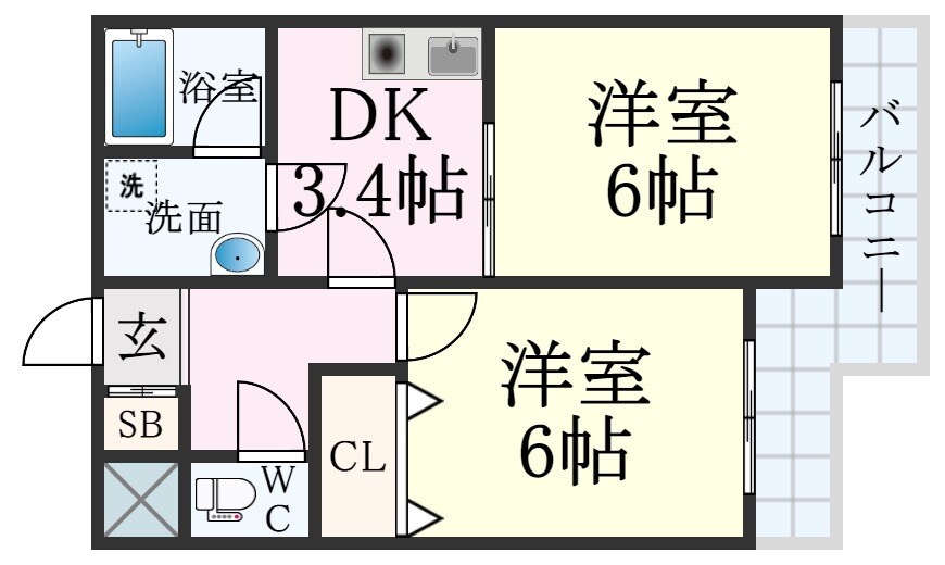 ファゼンダ78の物件間取画像