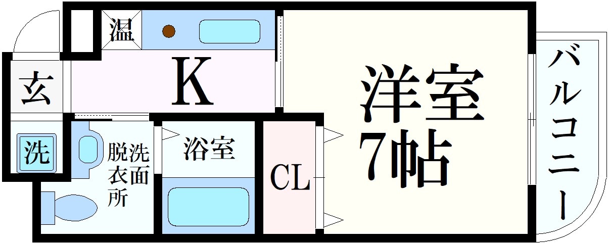 クレアール神戸の物件間取画像