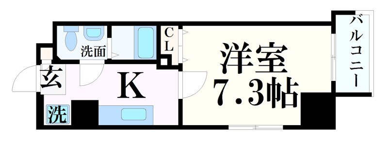 JPレジデンス神戸の物件間取画像