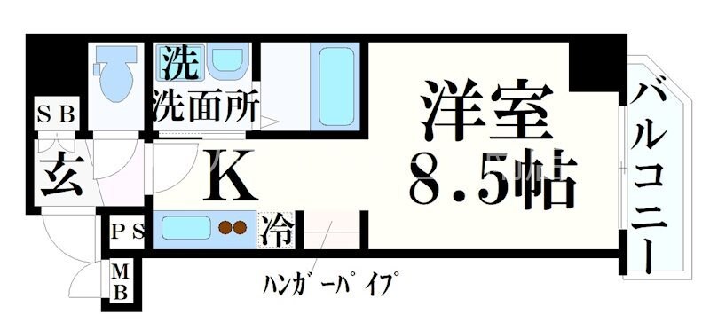 SDグランツ神戸駅前の物件間取画像