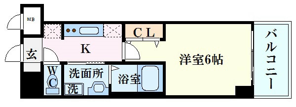 シティライフ夙川の物件間取画像