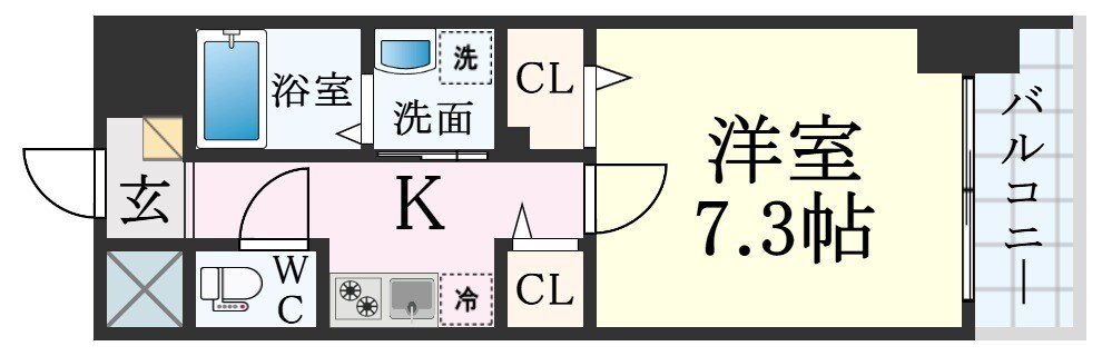 プラチナコートの物件間取画像