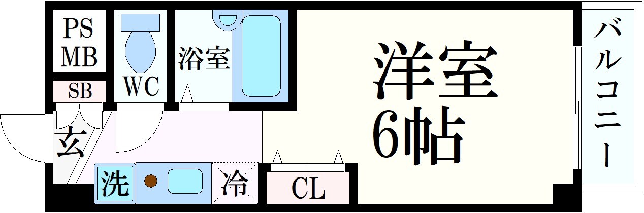 スペラーレ御影の物件間取画像