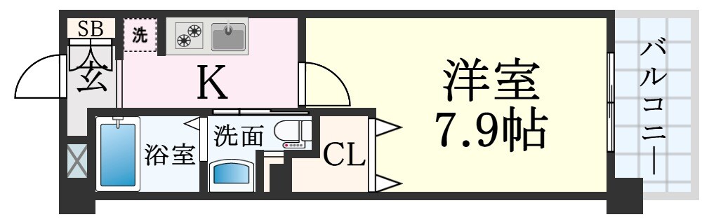 OTOWA神戸元町の物件間取画像