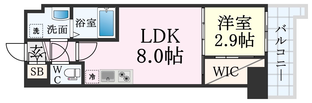 セレニテ兵庫エクラの物件間取画像