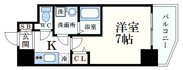 ファステート神戸アモーレの物件間取画像