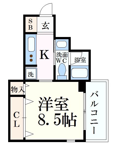 ワコーレヴィータ深江本町の物件間取画像