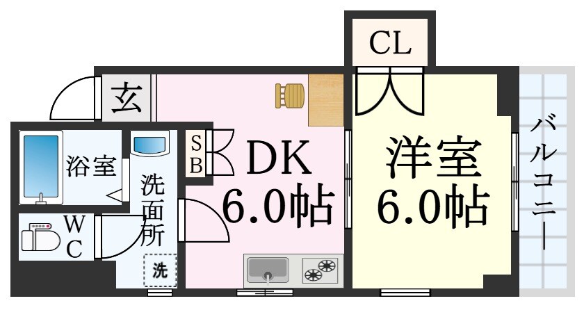 フジテラス春日野道の物件間取画像