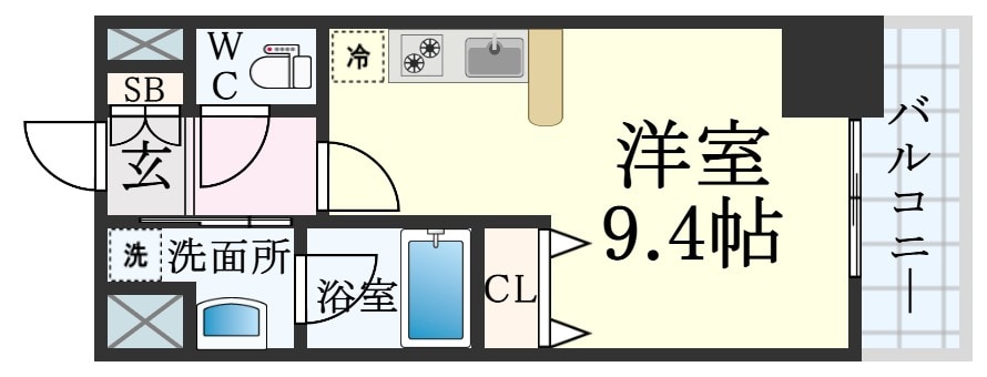 アスヴェル神戸ハーバーサイドの物件間取画像