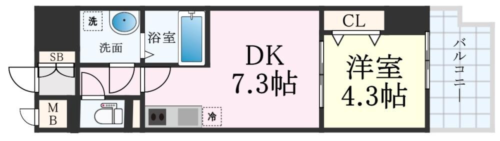 プレサンス神戸セレスティアの物件間取画像