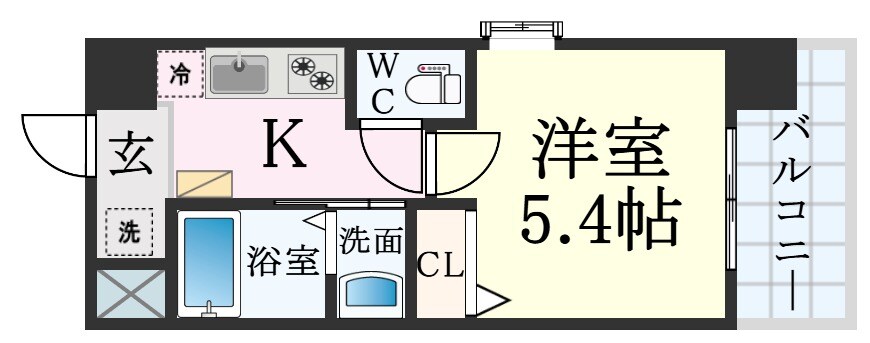 スプランディッド元町山手の物件間取画像