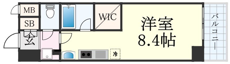 アスヴェル神戸元町海岸通の物件間取画像