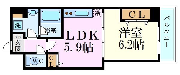 岡本駅 徒歩7分 4階の物件間取画像