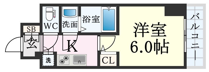 ワールドアイ神戸WESTの物件間取画像