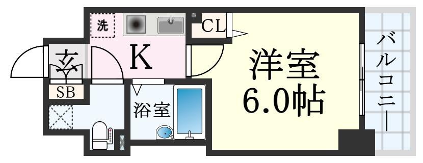 エステムコート神戸西の物件間取画像