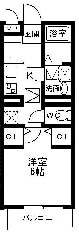 モナソ甲子園口の物件間取画像