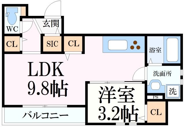ウィステリア門戸の物件間取画像