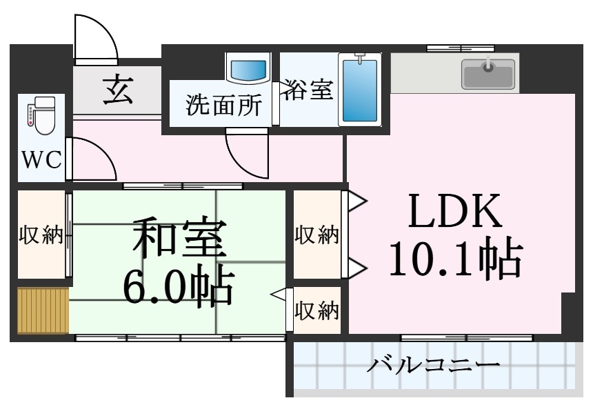 ハミングコートの物件間取画像