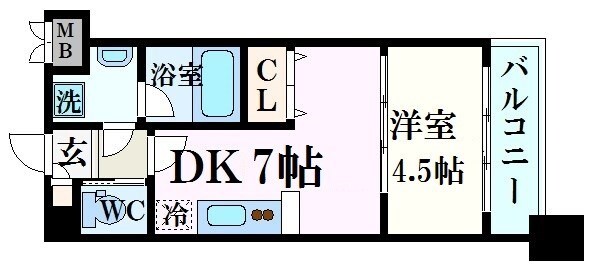 プレジオ西宮の物件間取画像