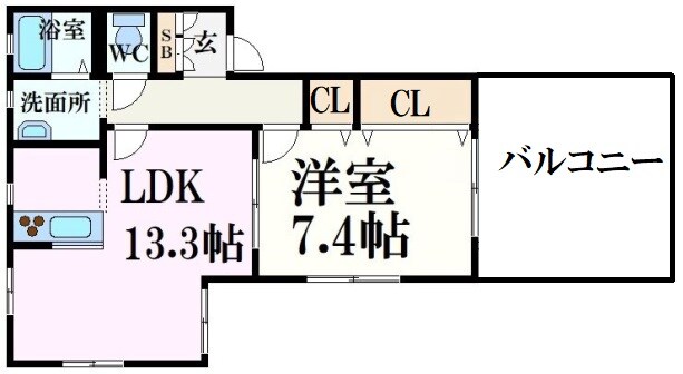 シャーメゾン北夙川の物件間取画像