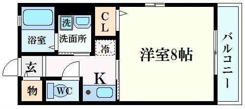 さくらハイムの物件間取画像