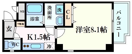 エル西宮の物件間取画像