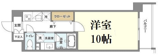 コンフォリア西宮の物件間取画像