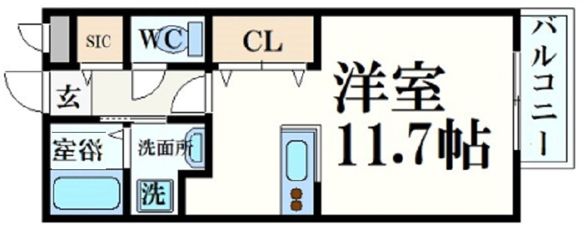 ルカイエームⅣの物件間取画像