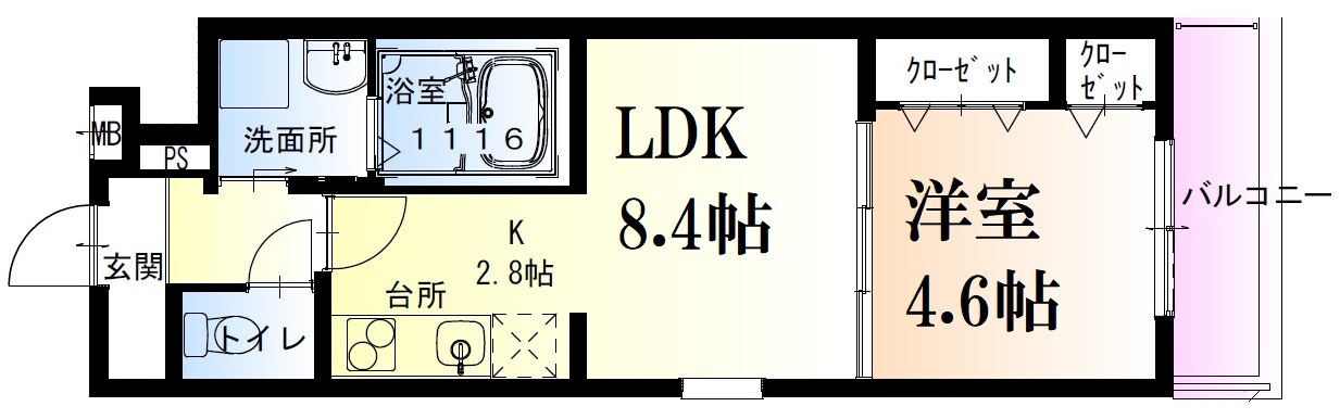 フジパレス香櫨園ノースの物件間取画像