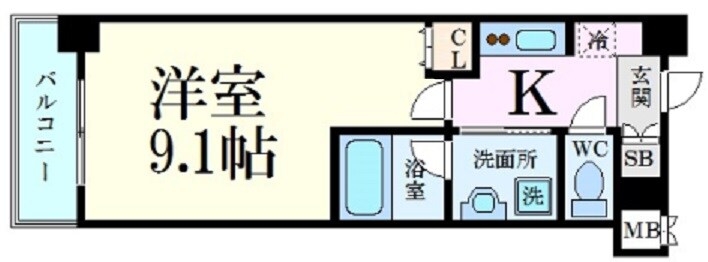 ホープ西宮の物件間取画像