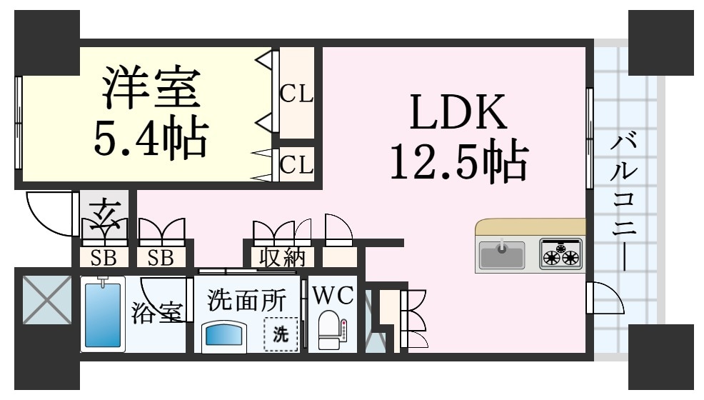 アーバネックス神戸駅前の物件間取画像