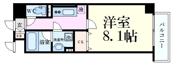 ボンニー元町の物件間取画像