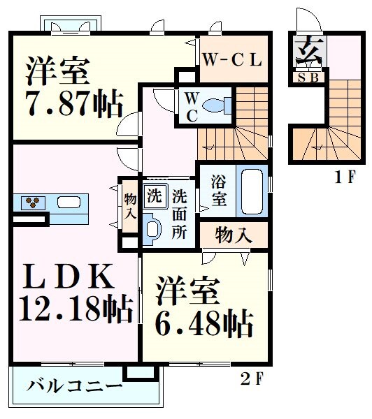 フェリス春風の物件間取画像