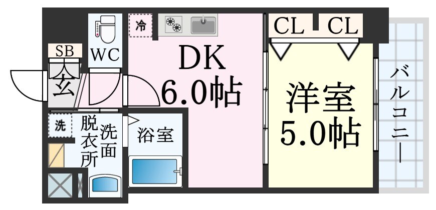 ファステート神戸サルビアの物件間取画像