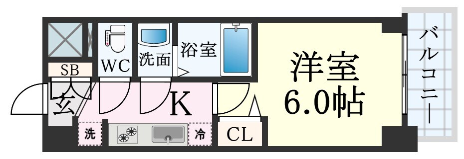 ファステート神戸サルビアの物件間取画像