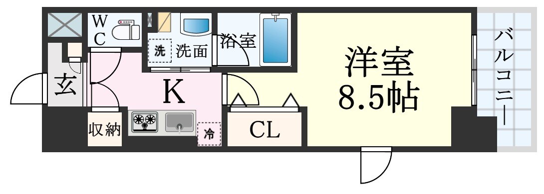 シュロスフォンアインの物件間取画像