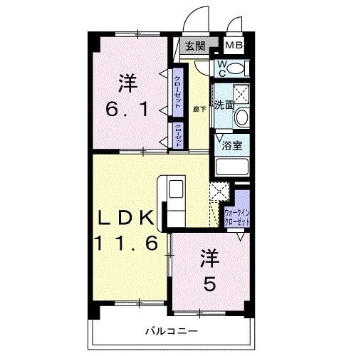 ティダ　エイソⅡの物件間取画像