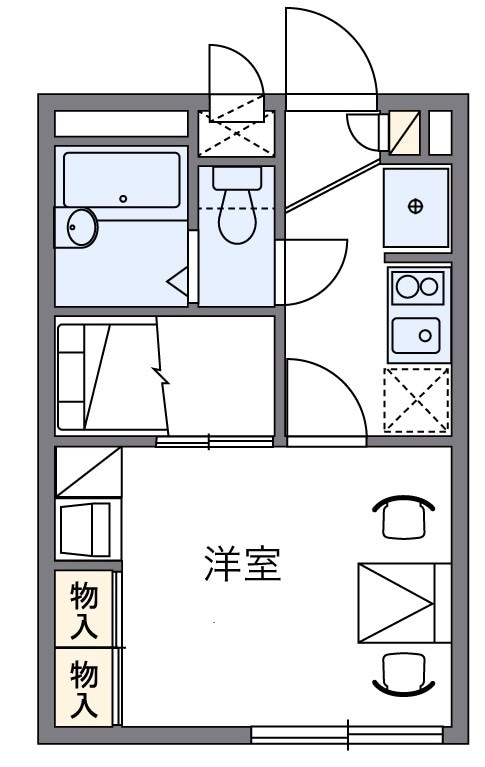 新都心メカルの物件間取画像