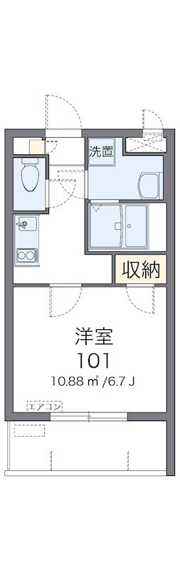 クレイノＫａｎａｇｕｓｕｋｕの物件間取画像