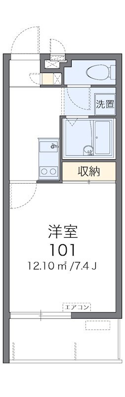 レオネクスト美津の物件間取画像