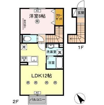 D-ROOM高良の物件間取画像