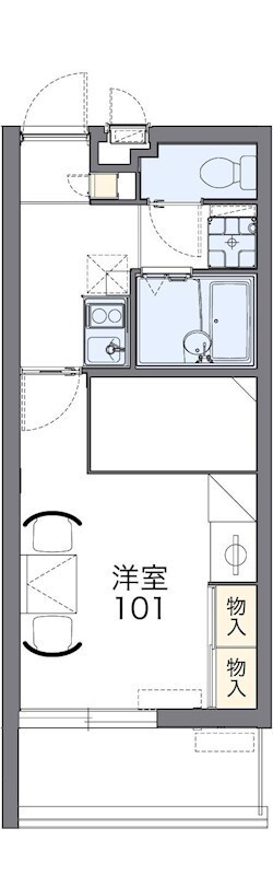 コンフォートおろくⅡの物件間取画像