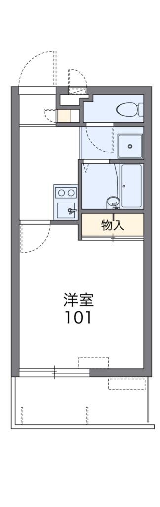 古蔵の物件間取画像