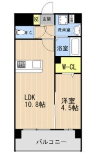 LIBTH安里の物件間取画像