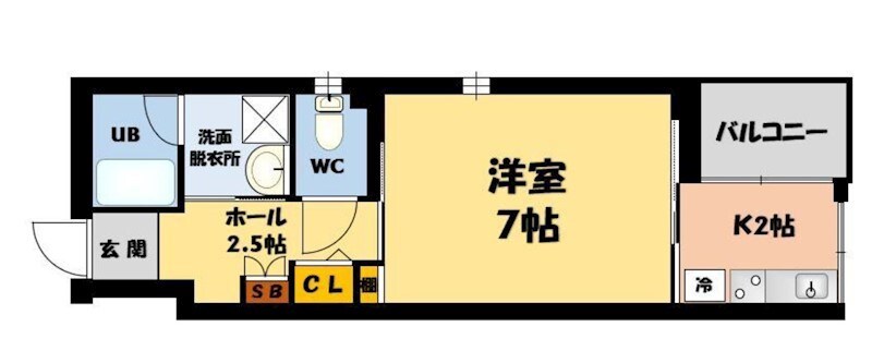 Axis Court泊の物件間取画像