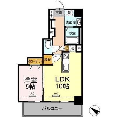 ciliegio桜坂の物件間取画像