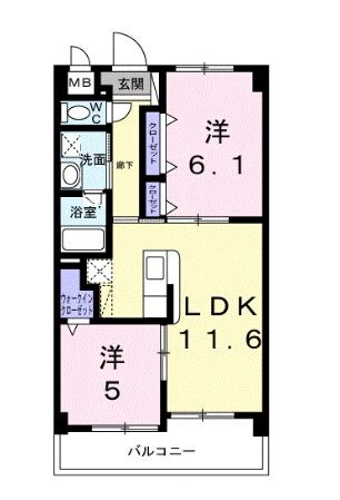 ティダ　エイソⅡの物件間取画像